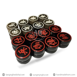 Bộ Cờ Tướng Bằng Sừng Trâu